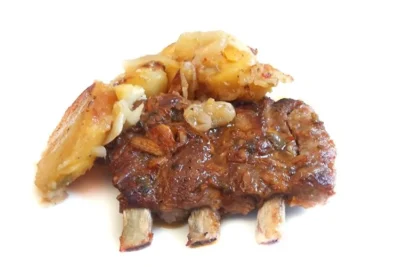 Costillas de cerdo asadas
