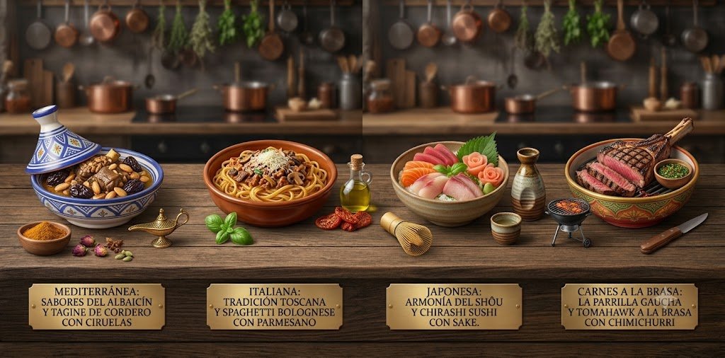 Explorando los tipos de cocina