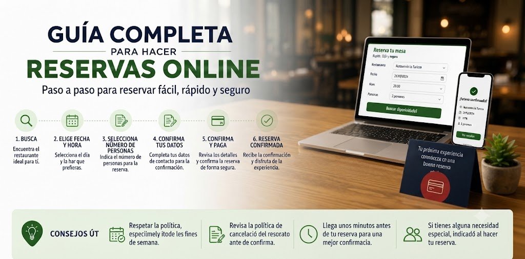 Guía completa para hacer reservas online