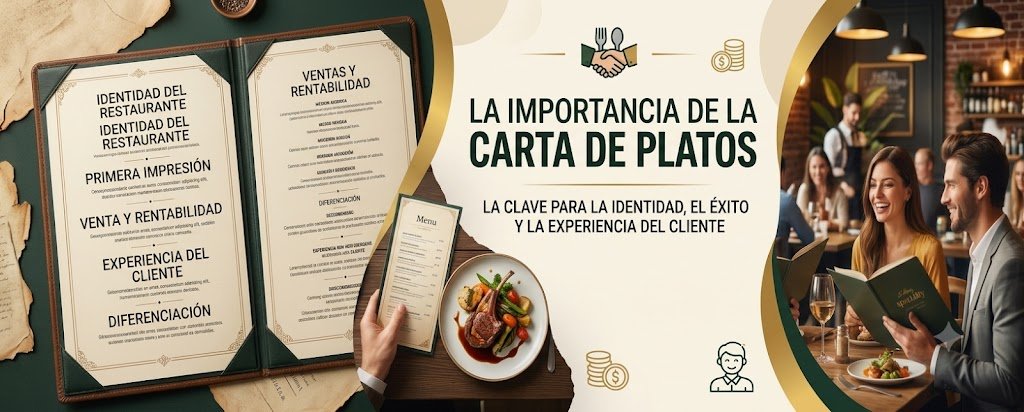 Importancia de la carta de platos